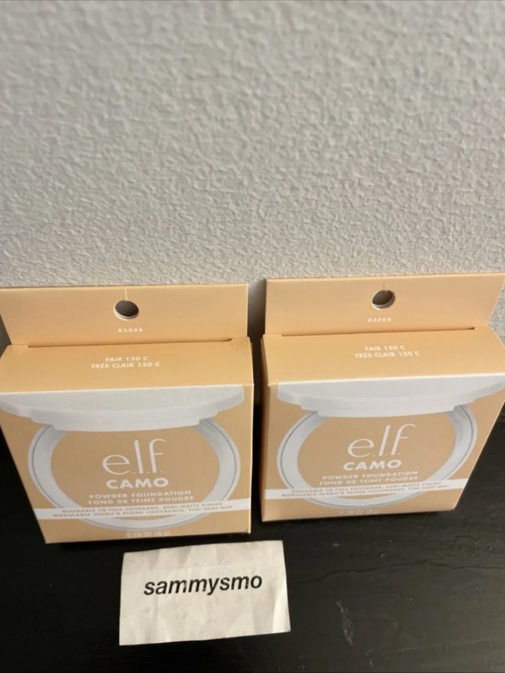 Elf e.l.f Camo Powder Foundation Fair 150 C Semi Matte Finish, x2 Discontinued